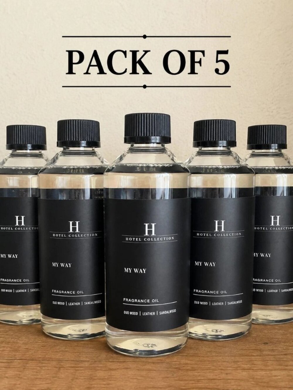 My Way 500ml Diffuser Oil I Hotel Miami , Hotel Collection Aroma360 pack of 5